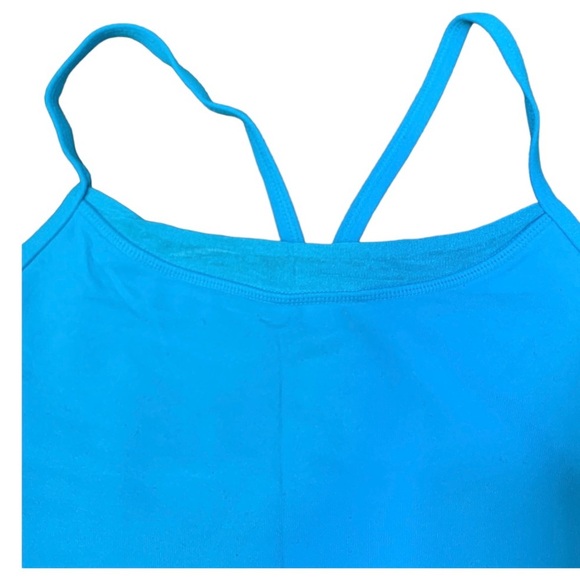 LULULEMON Vintage Limited Ujjayi Power Y Tank Top Turquoise Blue Size Medium - Picture 7 of 9